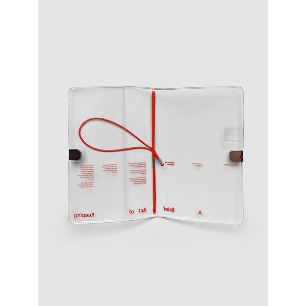 {coming soon!} Act of Keeping Clear Vinyl Travel Notebook Cover