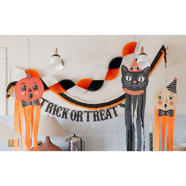 Vintage Halloween Characters Hanging Streamers