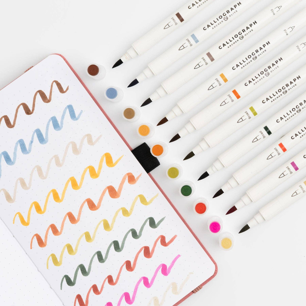 Forest Findings Calliograph Dual-Tipped Brush Pens | Set of 10