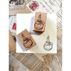 Potion Ink Bottle Wood Mounted Rubber Stamp