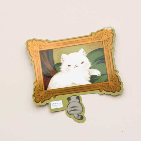 Meowster Piece Holographic Vinyl Sticker