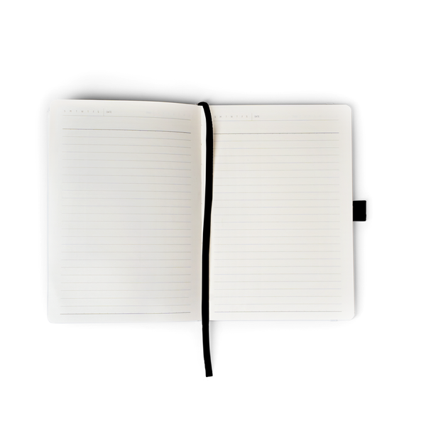 Black Cat Hardbound Layflat Notebook Journal