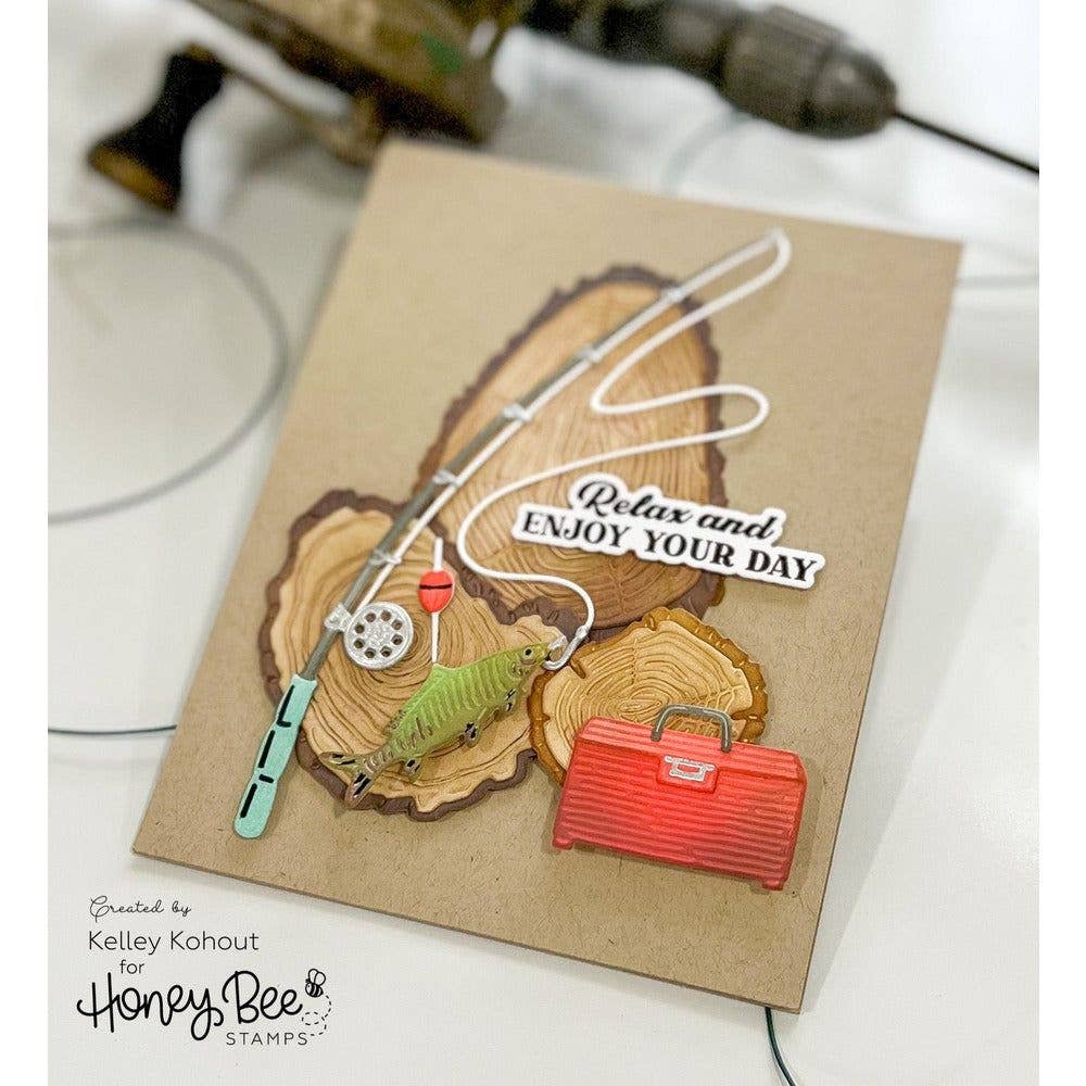 Hooked on You Sentiments Stamp/Die Set