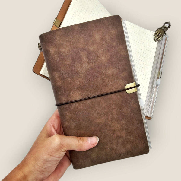 {coming soon!} Vegan Leather Travel Notebook