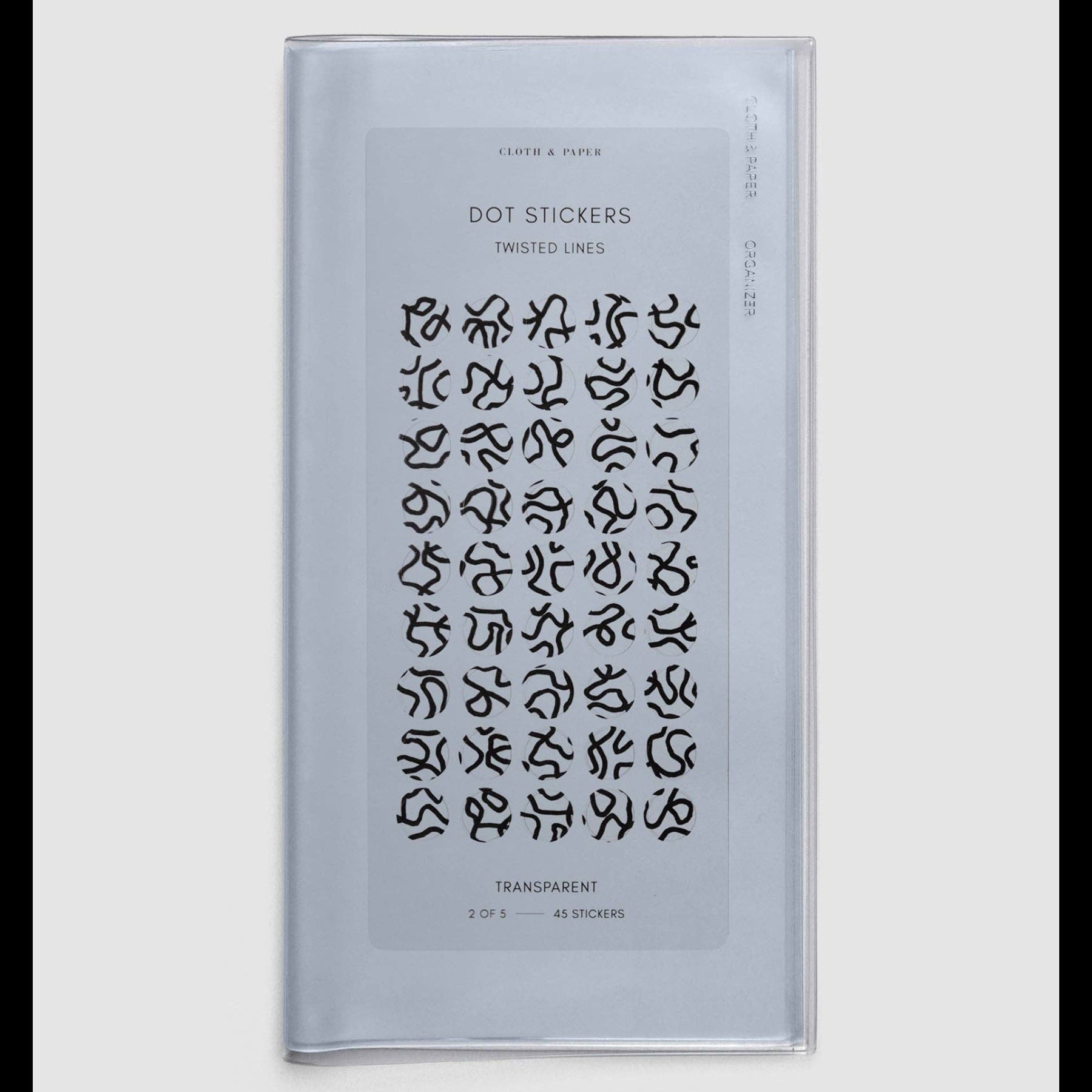 Clear A5 Slim Travel Organizer