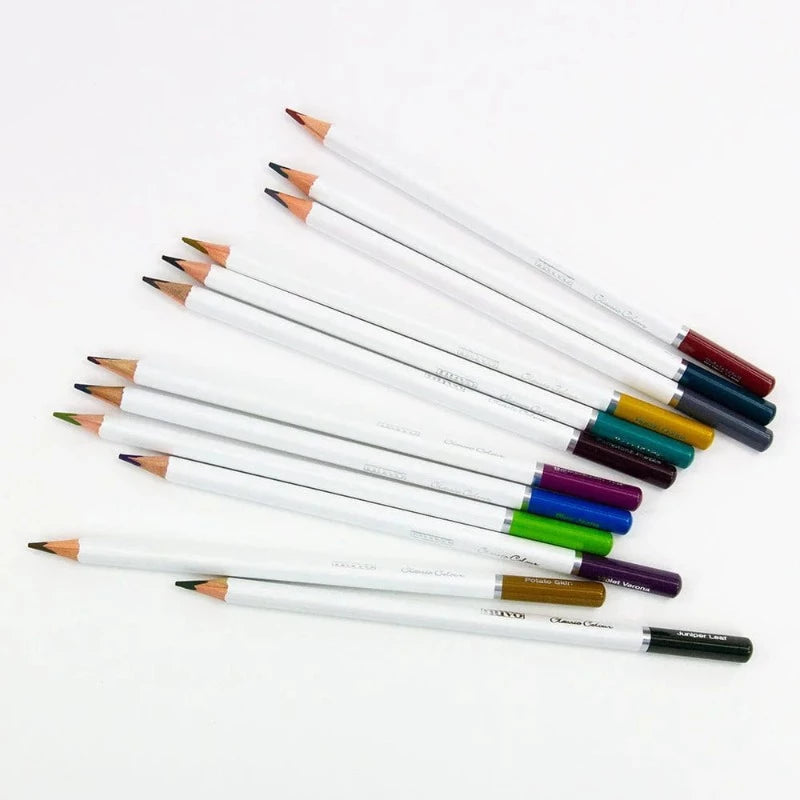 Crayons de couleur classiques {plusieurs jeux de couleurs}