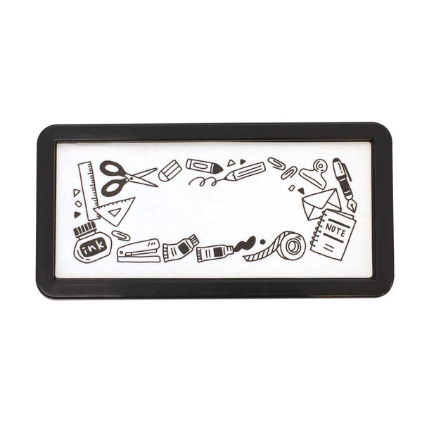 Stationery Self-Inking Half-Size Paintable Stamp