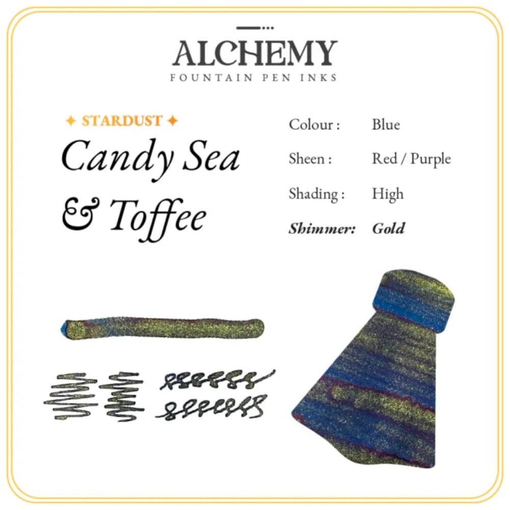 Candy Sea with Toffee Stardust Fountain Pen Ink | Endless Alchemy