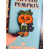 Sipping Pumpkin Sliding Enamel Pin