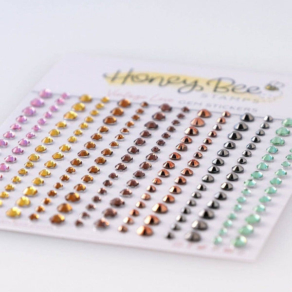 Vintage Love Adhesive Gems {Retired}