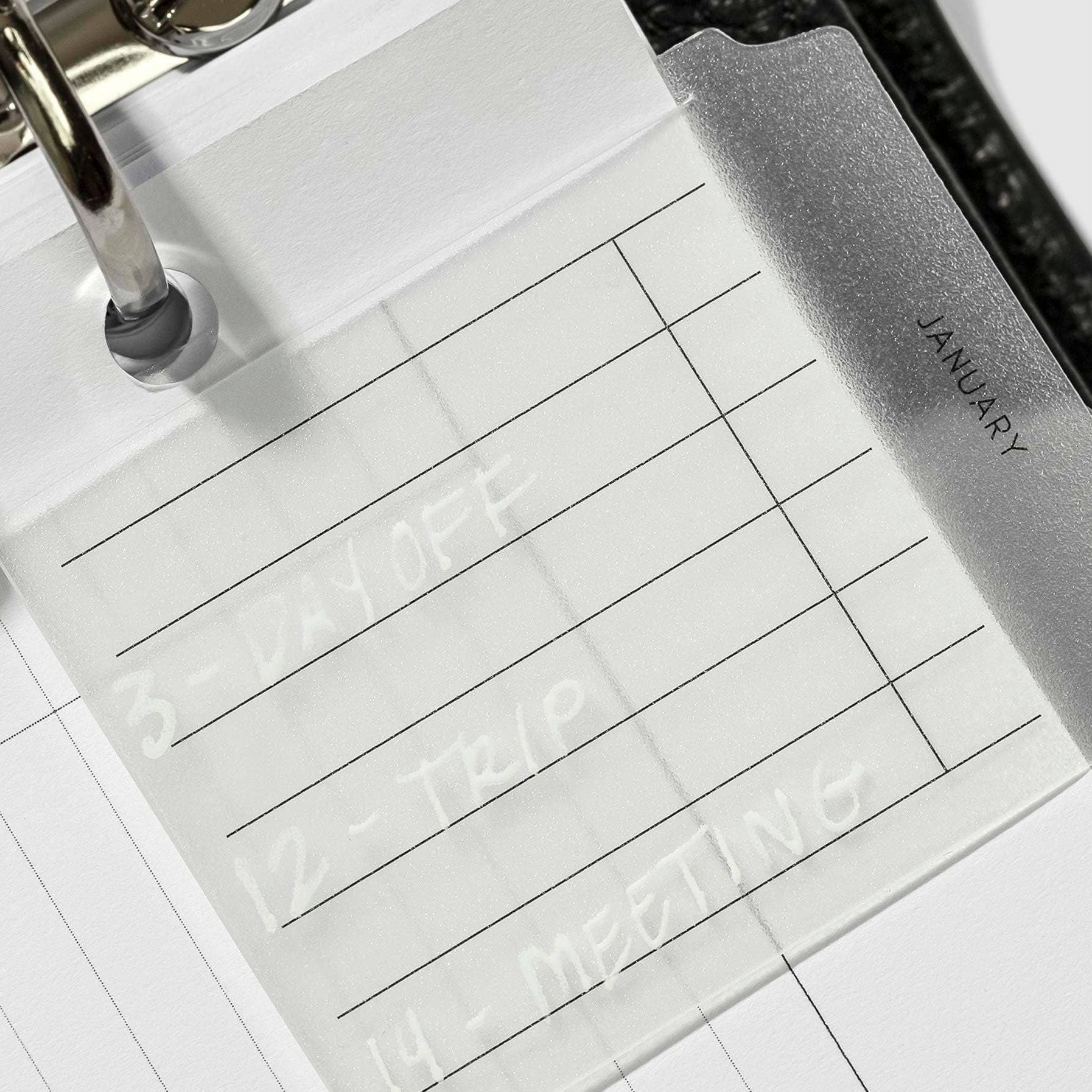 Clear Index Tabs