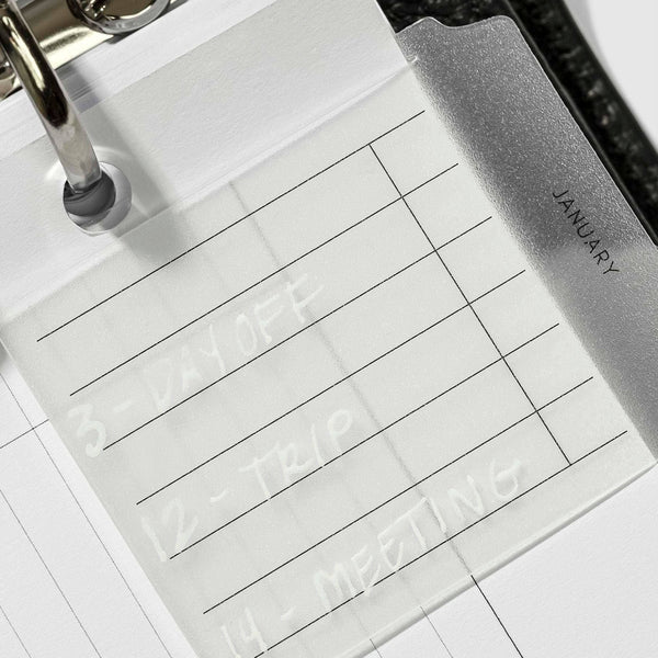 Clear Index Tabs