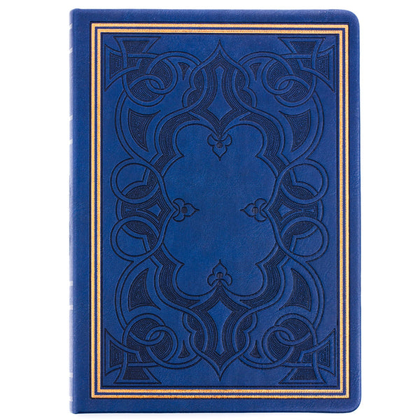 Blue Antiqued Hardcover Journal