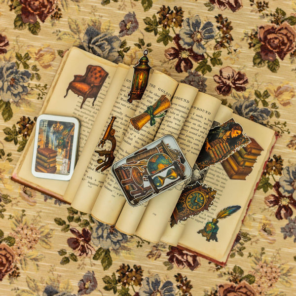 {coming soon!} Library Sticker Tin Box