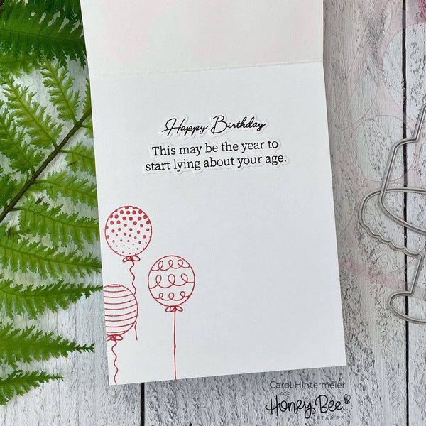 Snarky Birthday Sentiments {Inside} 4x6 Clear Stamp Set