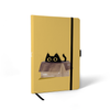 Black Cat Hardbound Layflat Notebook Journal