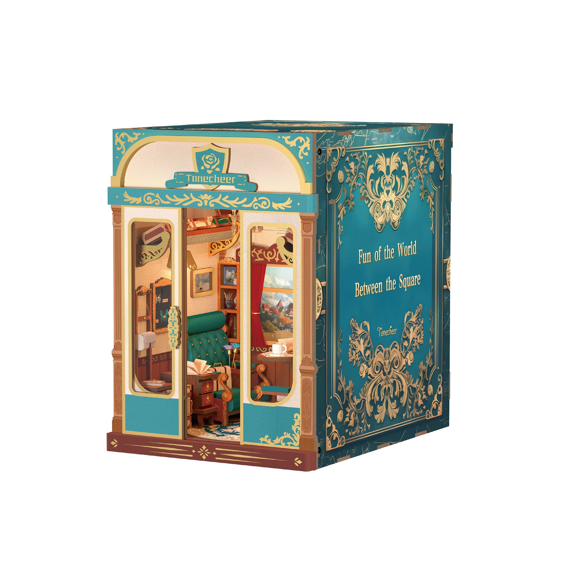 European Travels Motion Scene Diorama Book Nook Kit