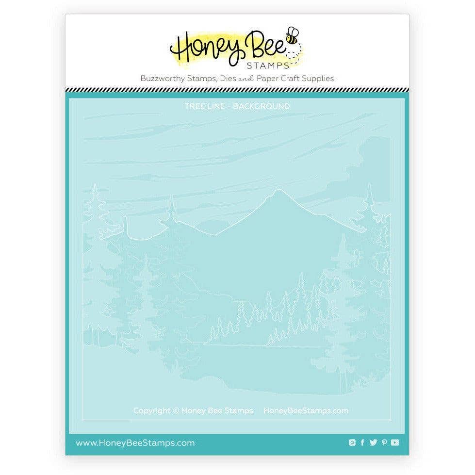 At The Lake 6x6 Layering Stencils