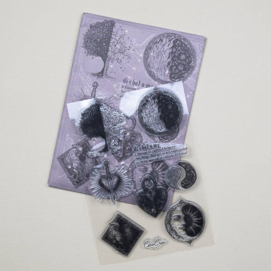 {coming soon!} Dichotomy Clear Stamp Set