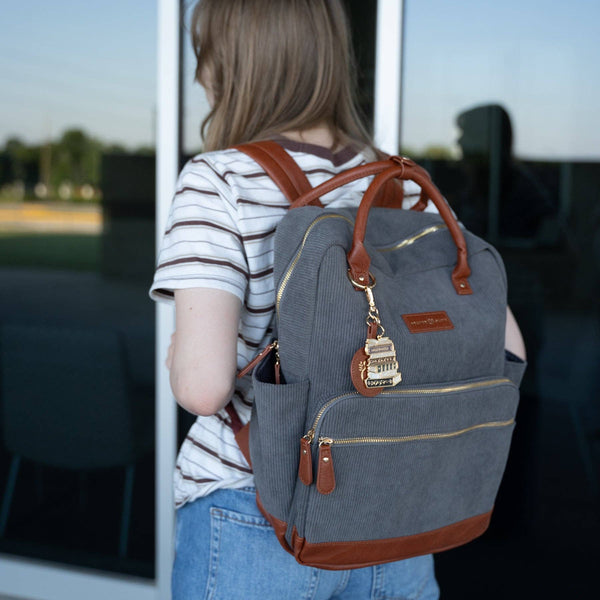 Gray Quiet Corners Backpack