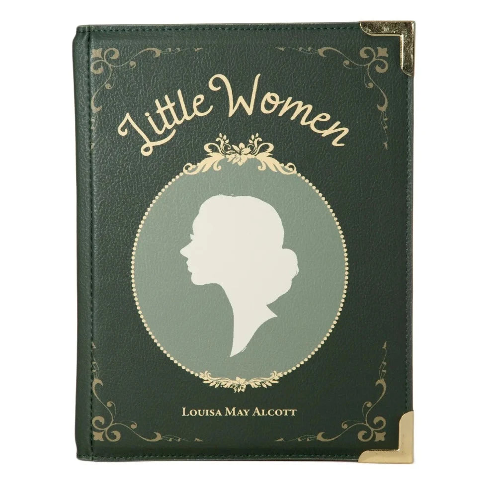 Little Women Green Book Art Handbag {multiple sizes}