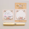 Jackalope's Garden Cream Sticky Notes