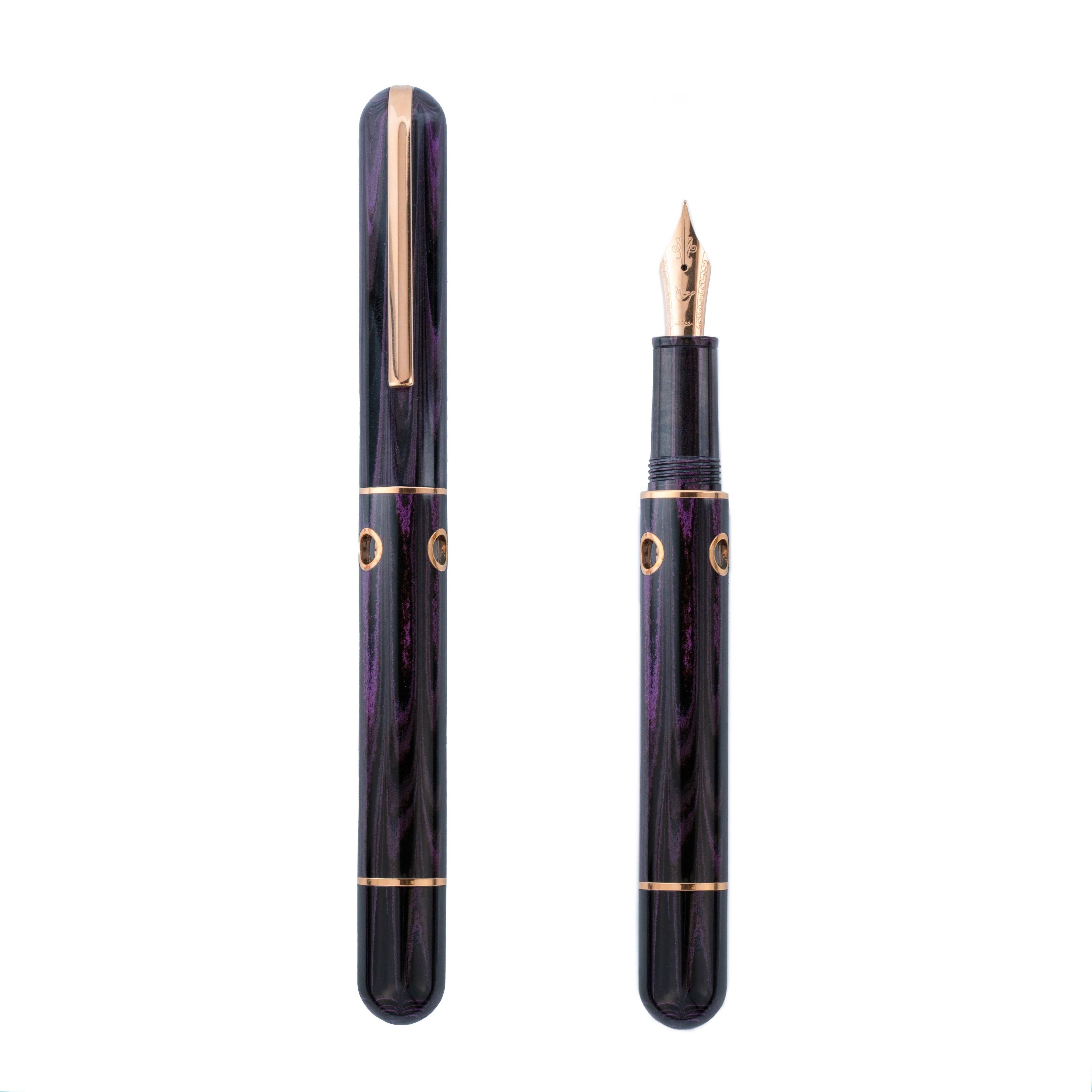 Stylophora Berry Nahvalur Nautilus Ebonite Fountain Pen
