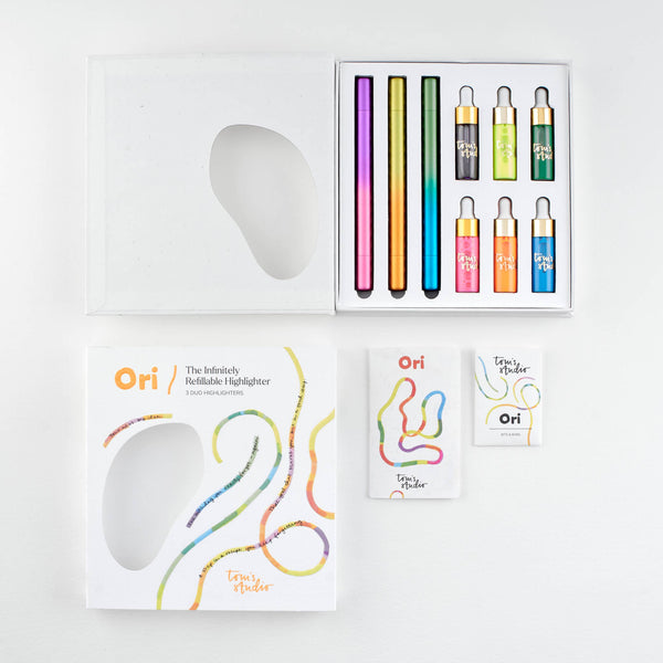 Ori Highlighter 3-Pen Set