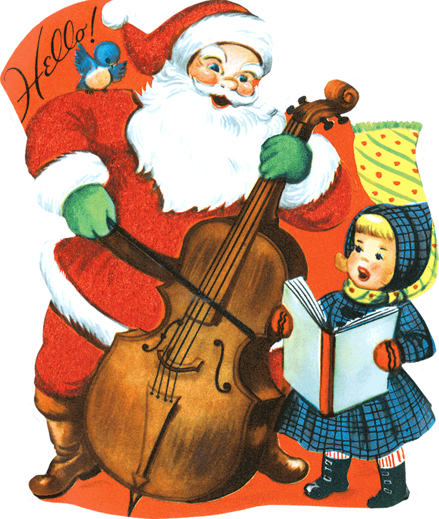 Merry Christmas Die Cut Greeting Card Packet