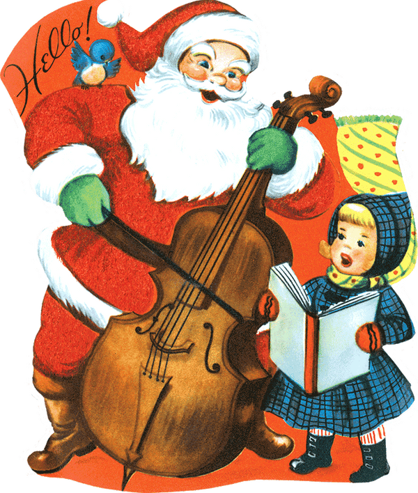 Merry Christmas Die Cut Greeting Card Packet