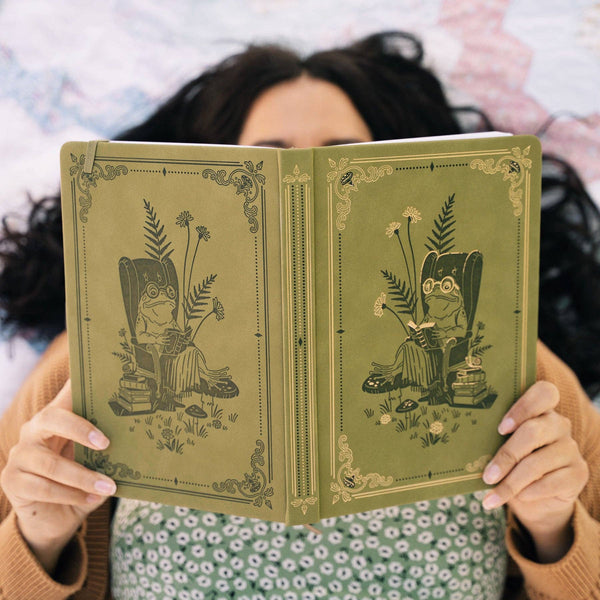 Literary Frog Hardcover Notebook