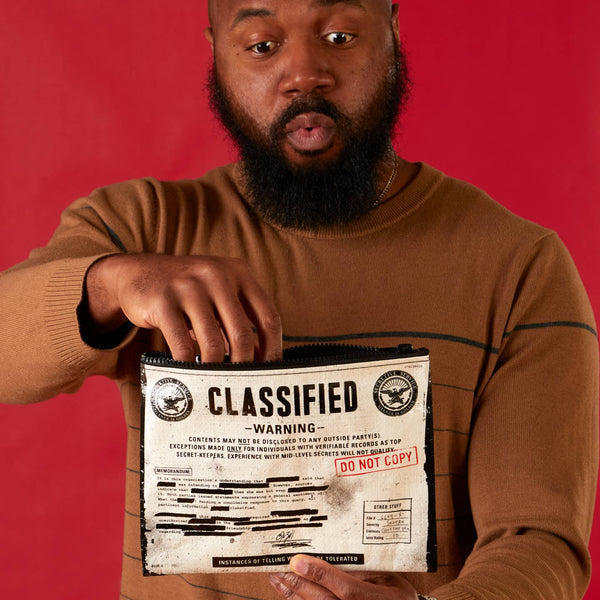 Classified Zipper Pouch