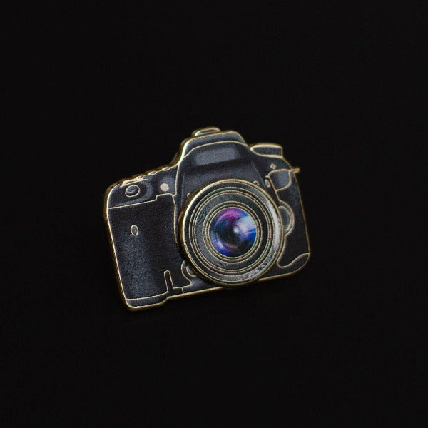 DSLR Camera Interactive Enamel Pin