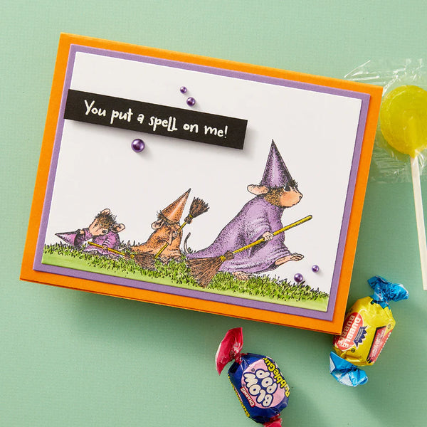 Halloween Flight Cling Rubber Stamp Set