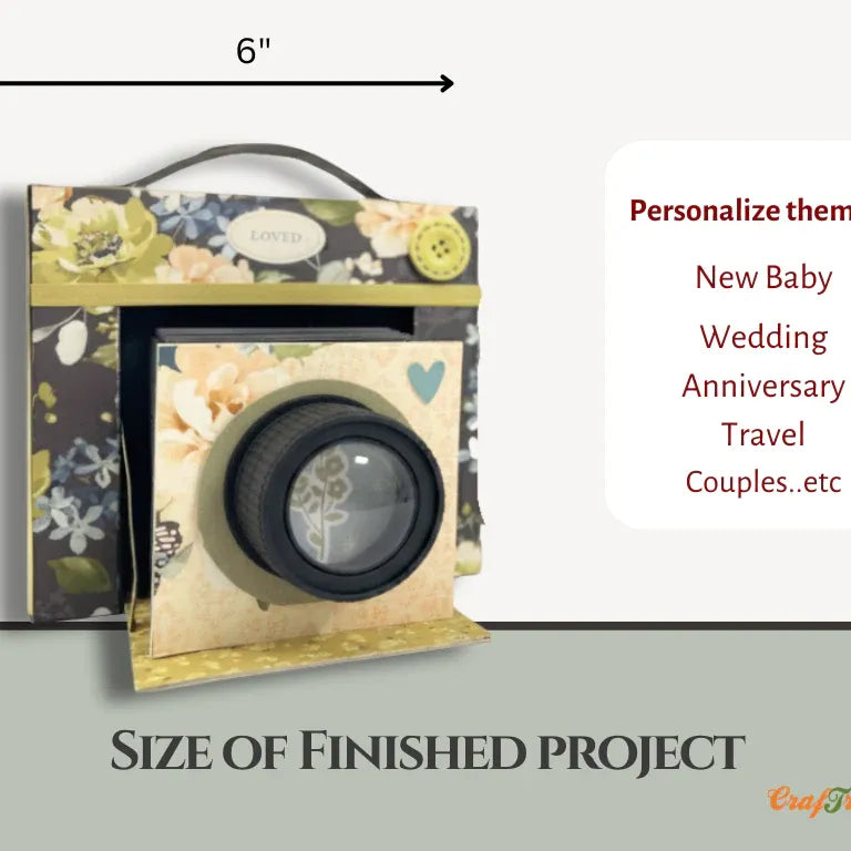 Vintage Camera Album Blank