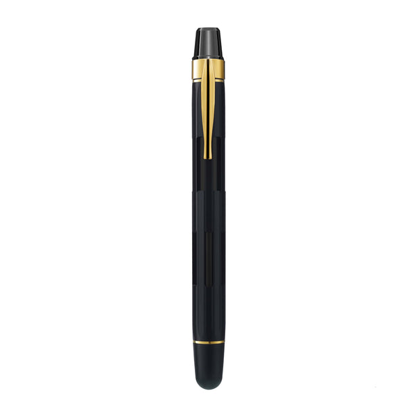 Black + Gold Eclipse Retractable Fountain Pen