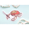 Stabby Crabby Clear Vinyl Sticker