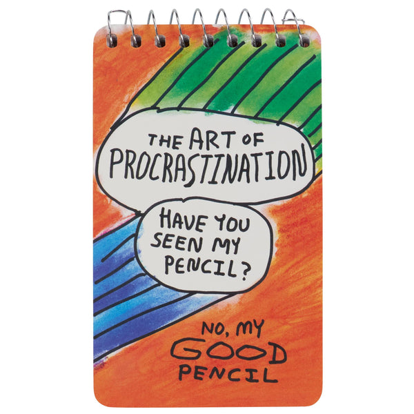 Procrastination Spiral Pocket Notepad