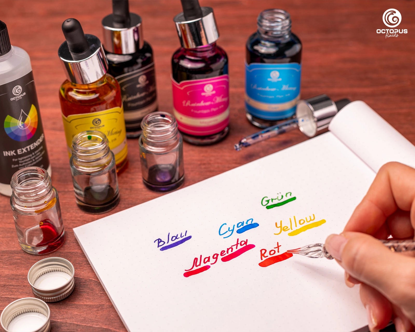 Rimik Rainbow Ink Mixing Kit for Fountain Pens