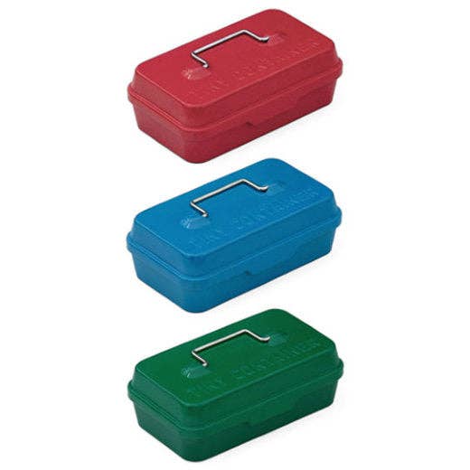 Tiny Retro Toolbox Container Tin