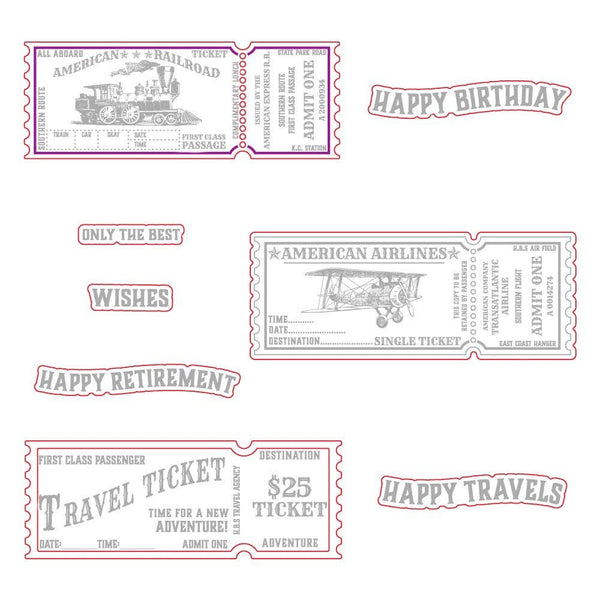Ticket To Ride Coordinating Die Set