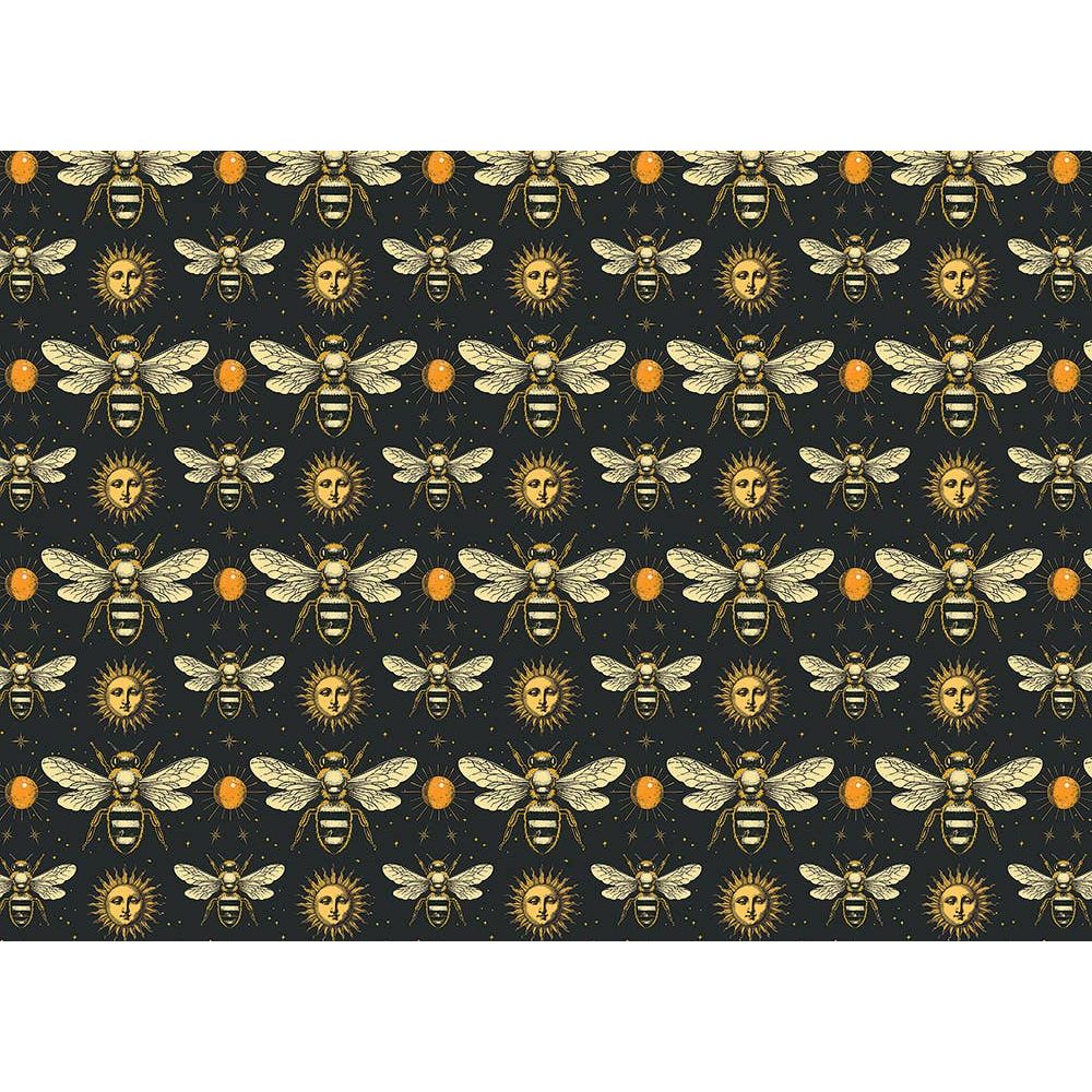 Celestial Bees Wrapping Paper
