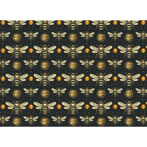 Celestial Bees Wrapping Paper