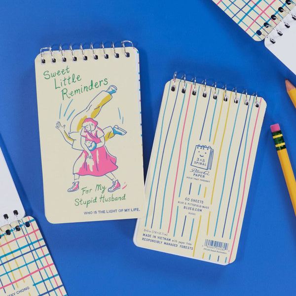 Sweet Reminders Spiral Pocket Notepad