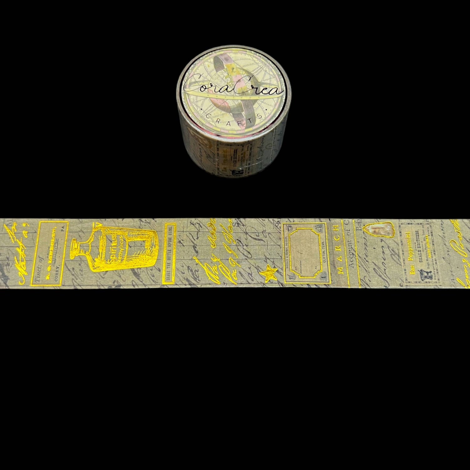 {coming soon!} Apothecary Foil Washi Tape