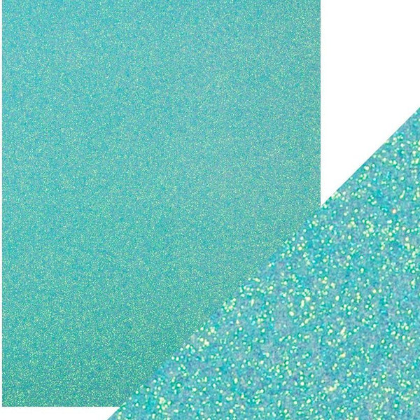 Tropical Tide 8.5x11 Iridescent Glitter Cardstock 5pk