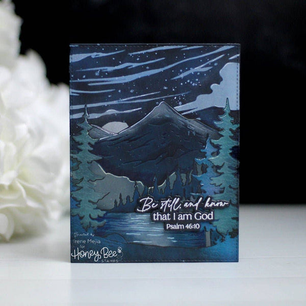 At The Lake 6x6 Layering Stencils
