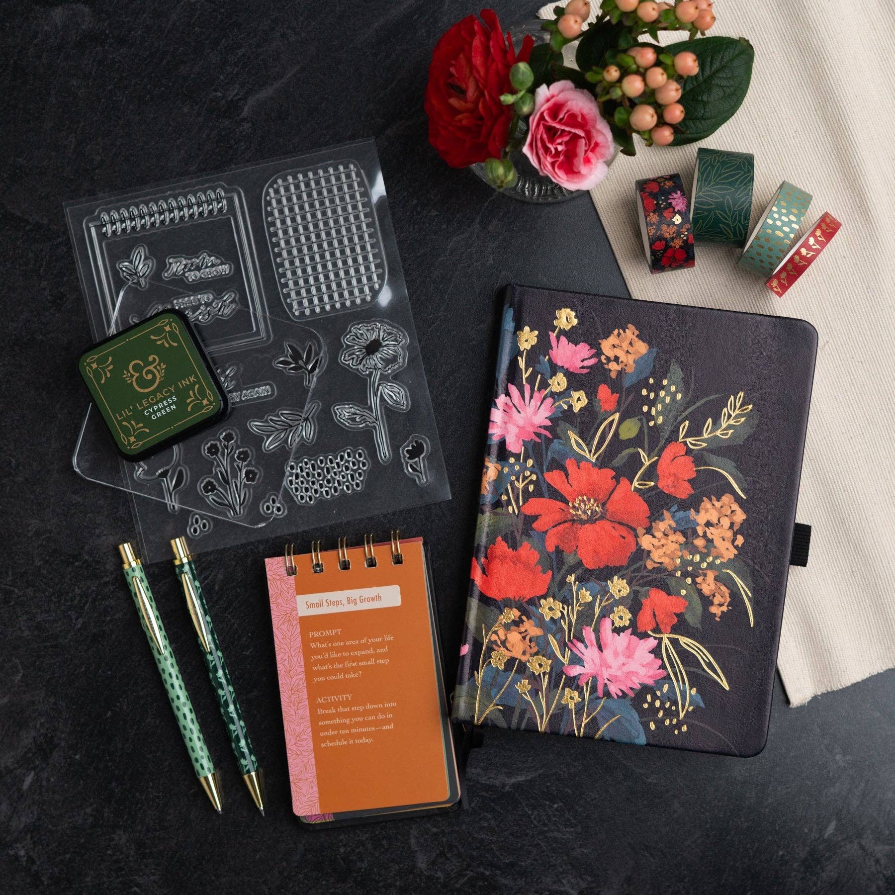 Flourish 2026 Self Care Journaling Box