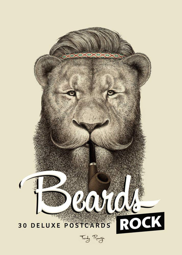 Beards Rock : 30 cartes postales de luxe 