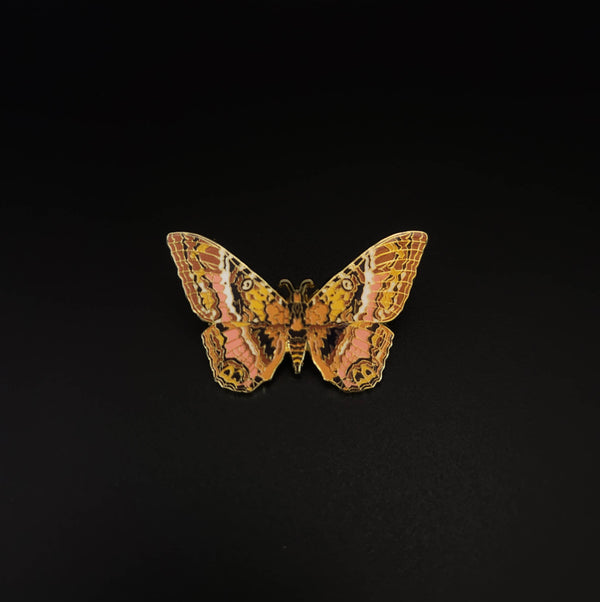 {coming soon!} Black Witch Moth Educational Insect Enamel Pin